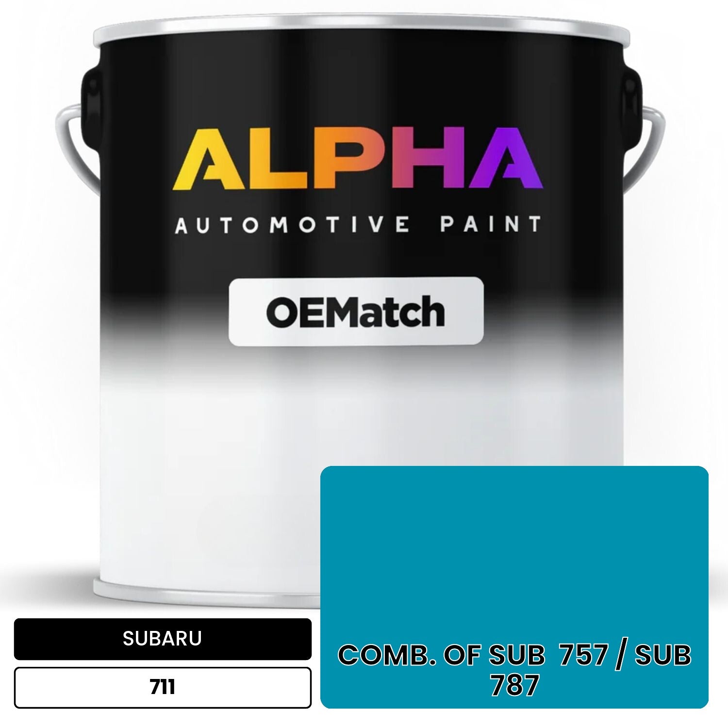 SUBARU COMB. OF SUB  757 / SUB  787 711 OEMatch Basecoat