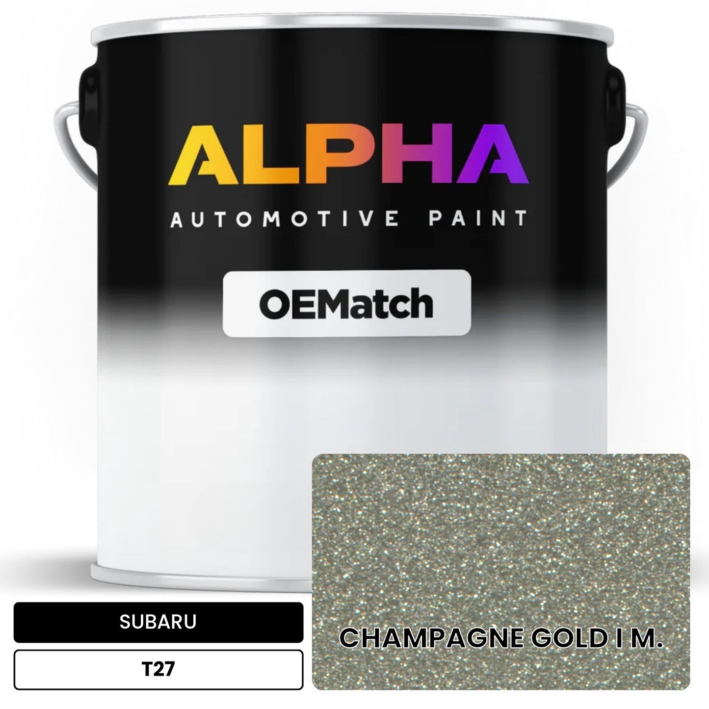SUBARU CHAMPAGNE GOLD I M. T27 OEMatch Basecoat