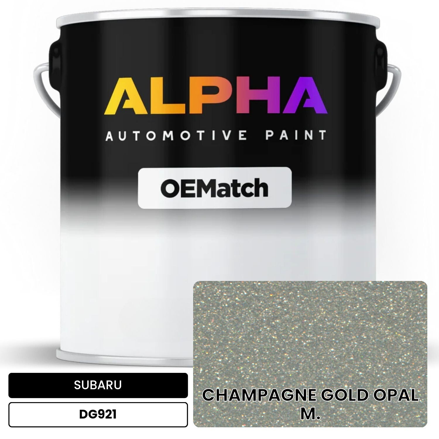 SUBARU CHAMPAGNE GOLD OPAL M. DG921 OEMatch Basecoat