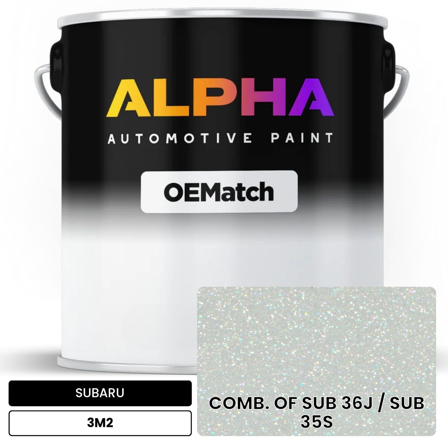 SUBARU COMB. OF SUB 36J / SUB 35S 3M2 OEMatch Basecoat