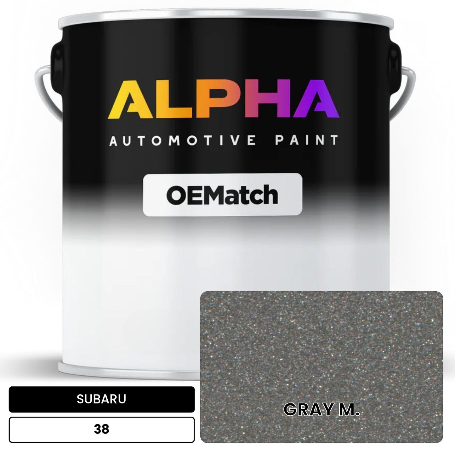 SUBARU GRAY M. 38 OEMatch Basecoat