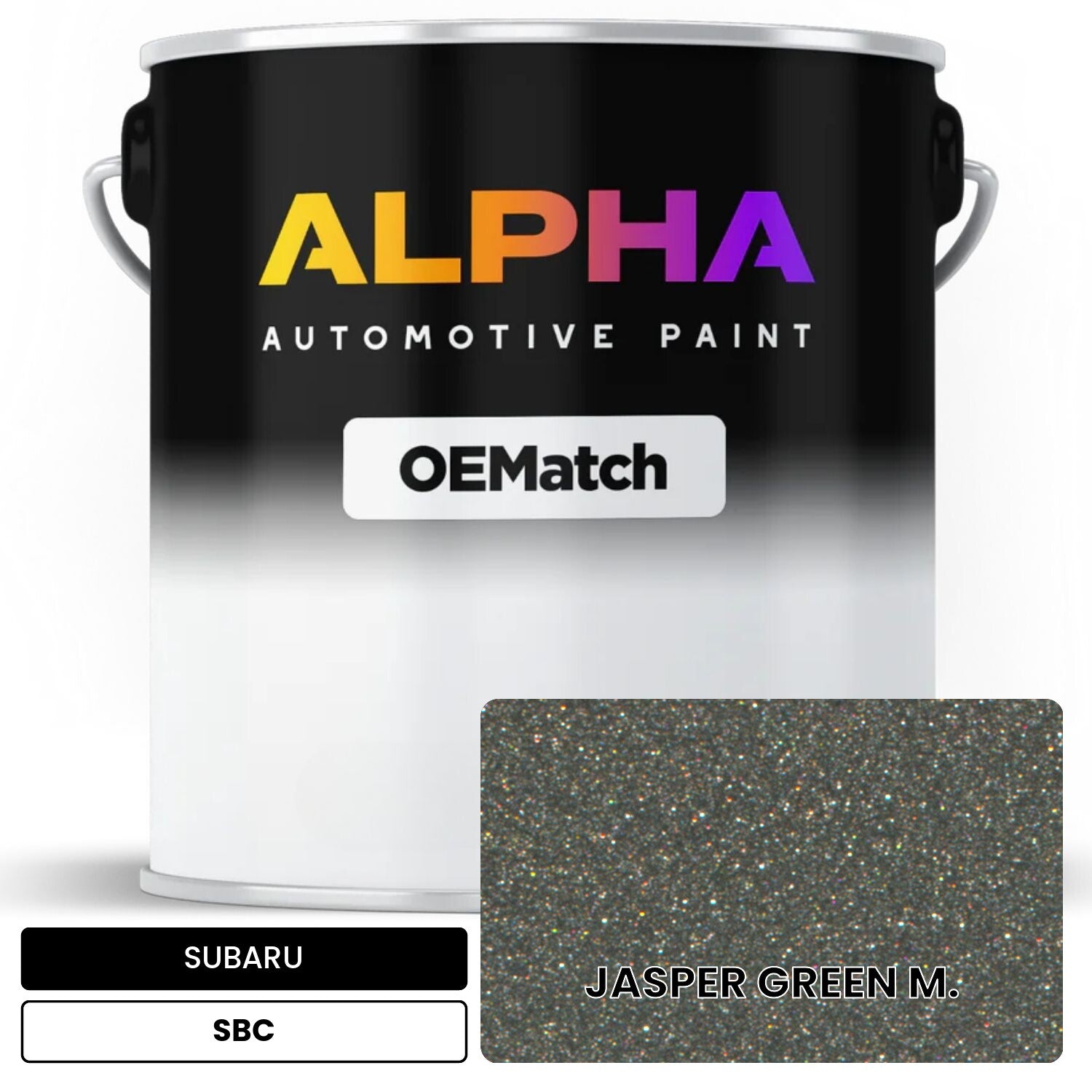 SUBARU JASPER GREEN M. SBC OEMatch Basecoat