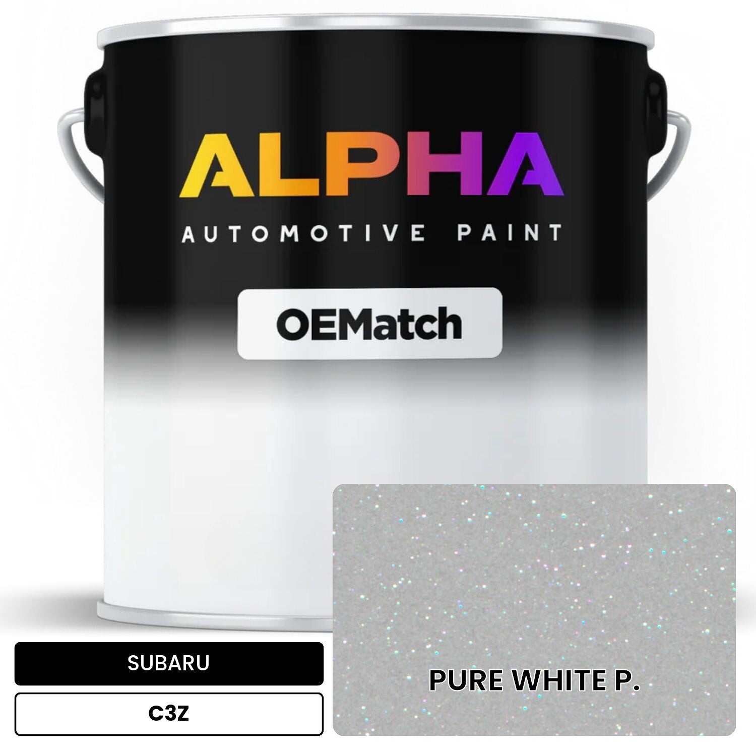 SUBARU PURE WHITE P. C3Z OEMatch Basecoat