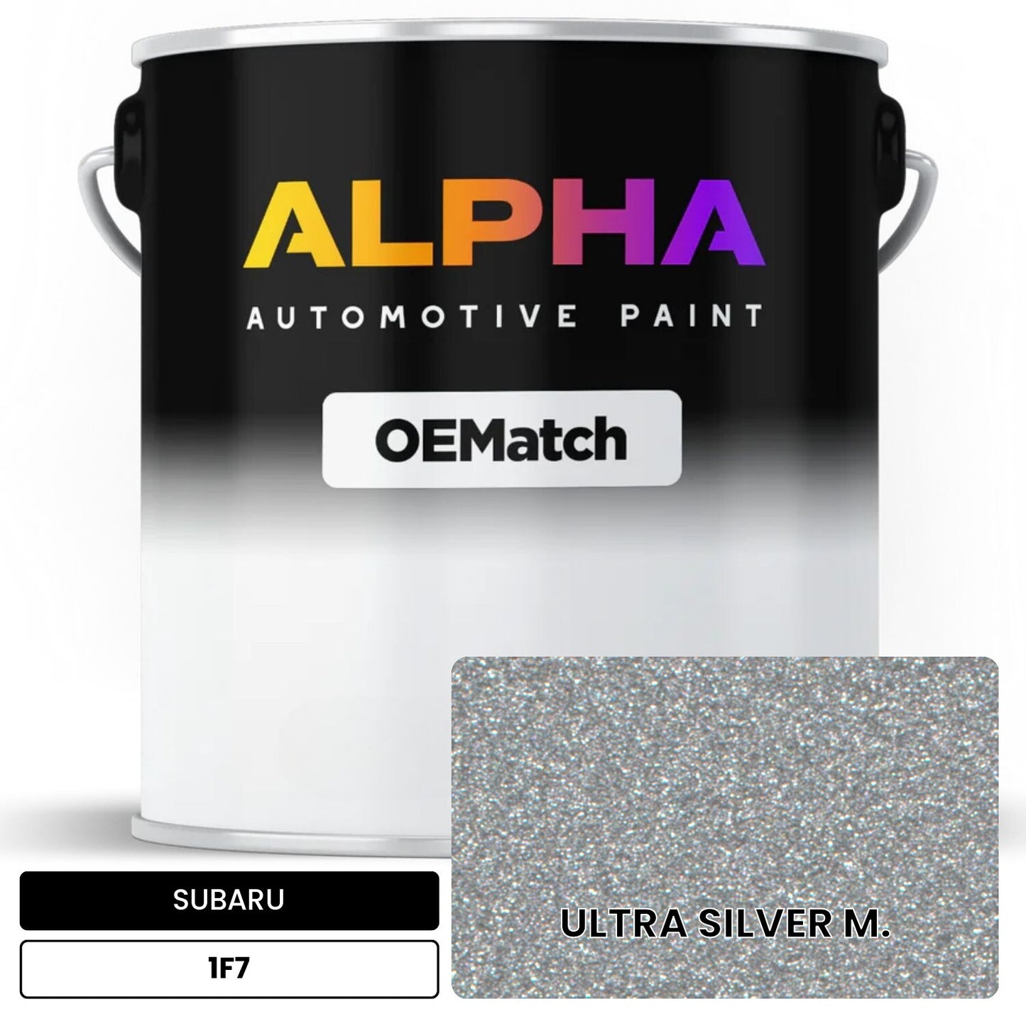 SUBARU ULTRA SILVER M. 1F7 OEMatch Basecoat