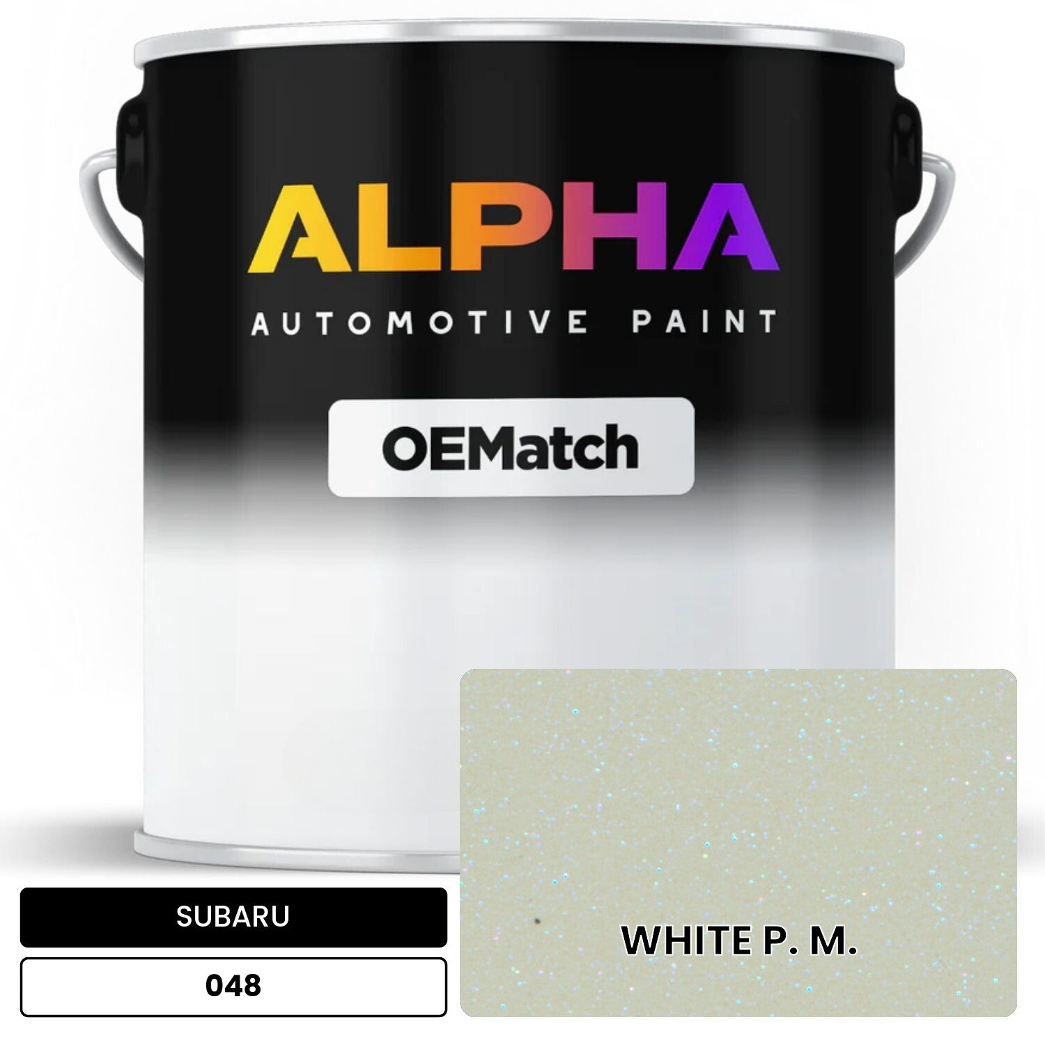 SUBARU WHITE P. M. 048 OEMatch Basecoat