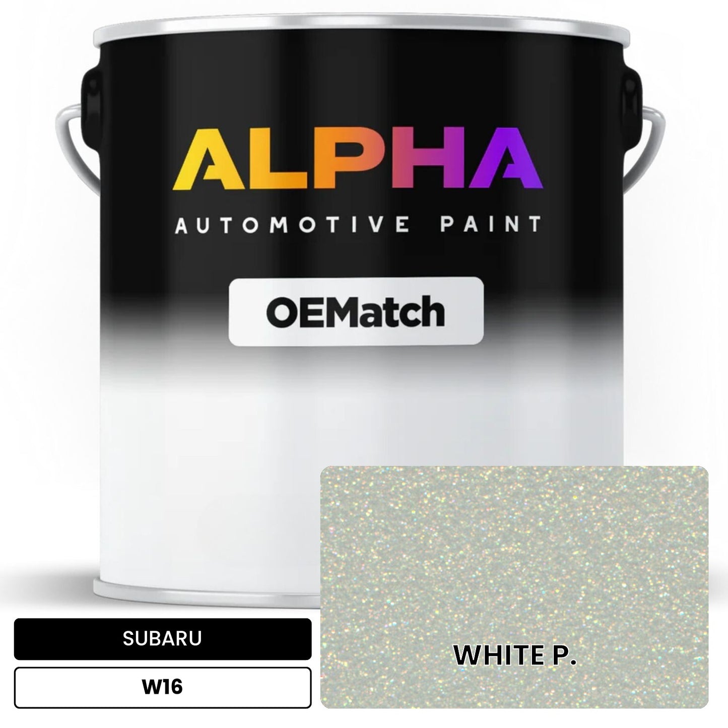 SUBARU WHITE P. W16 OEMatch Basecoat