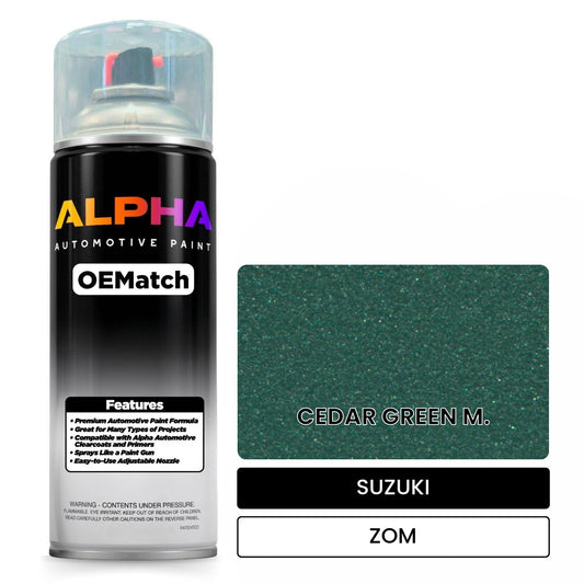 SUZUKI CEDAR GREEN M. ZOM OEMatch Spraycan