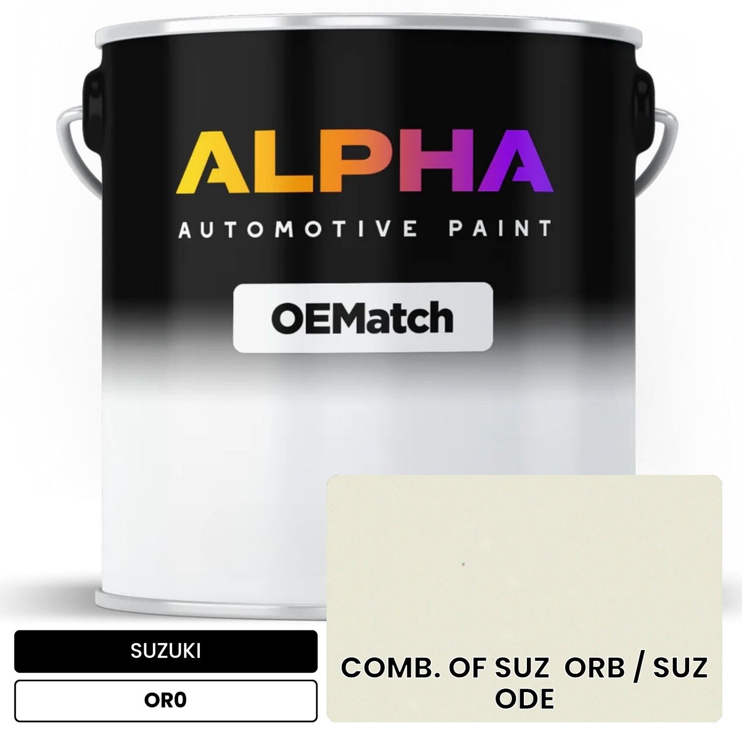 SUZUKI COMB. OF SUZ  ORB / SUZ  ODE OR0 OEMatch Basecoat