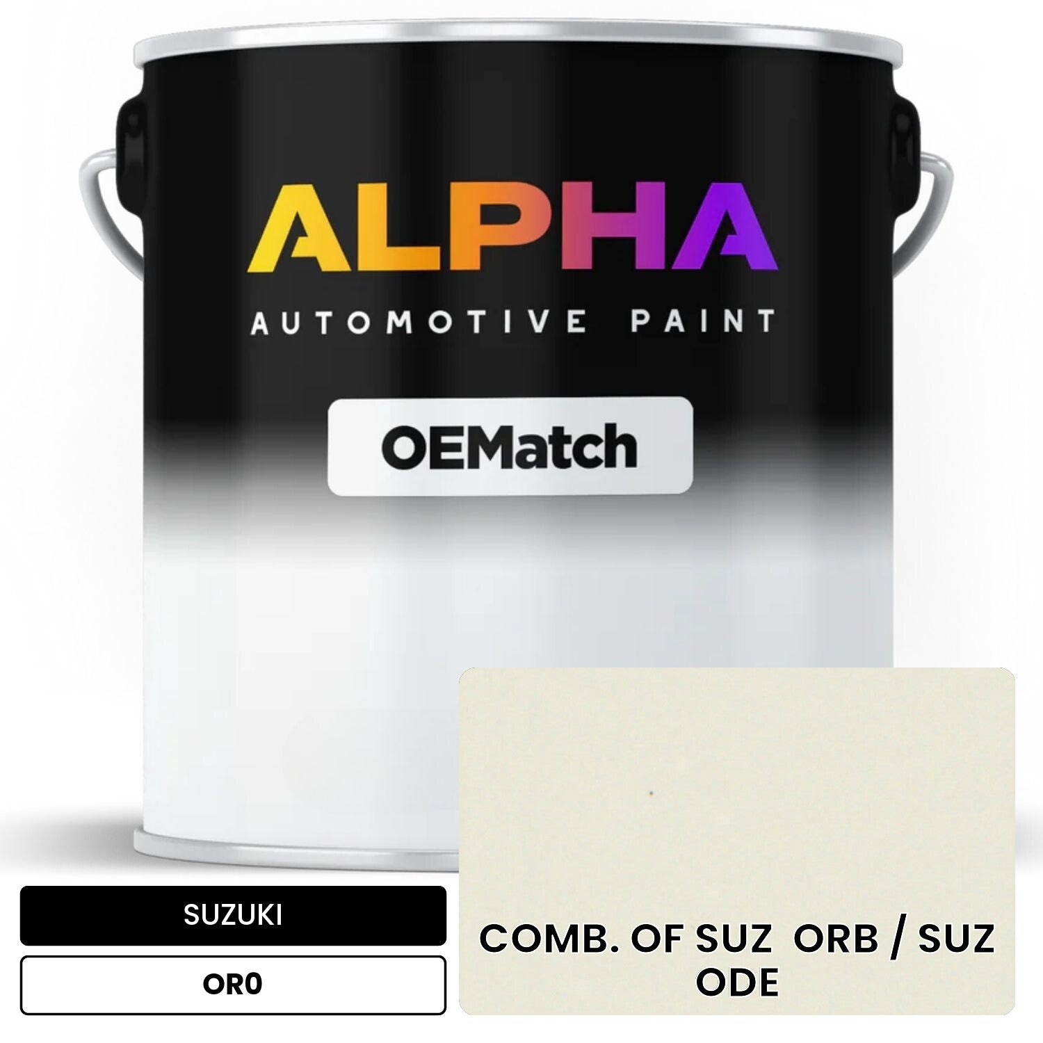 SUZUKI COMB. OF SUZ  ORB / SUZ  ODE OR0 OEMatch Basecoat