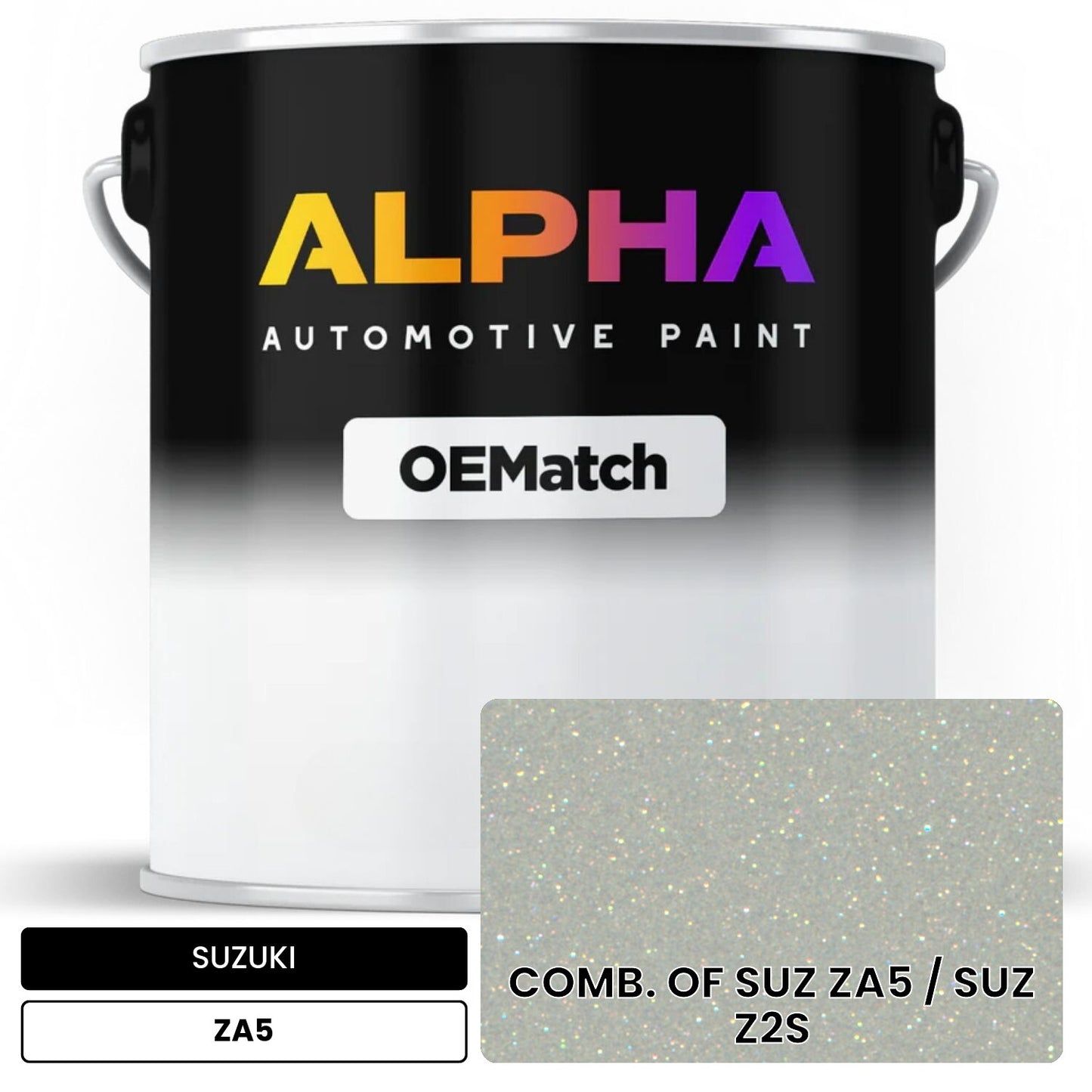 SUZUKI COMB. OF SUZ ZA5 / SUZ Z2S ZA5 OEMatch Basecoat