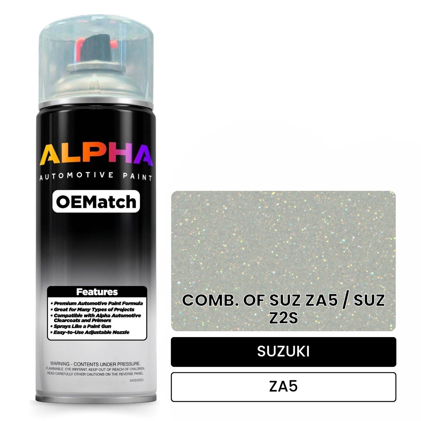 SUZUKI COMB. OF SUZ ZA5 / SUZ Z2S ZA5 OEMatch Spraycan