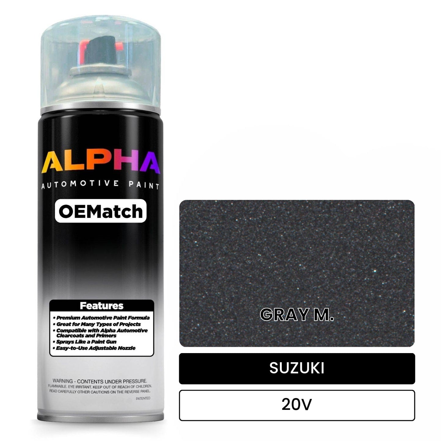 SUZUKI GRAY M. 20V OEMatch Spraycan