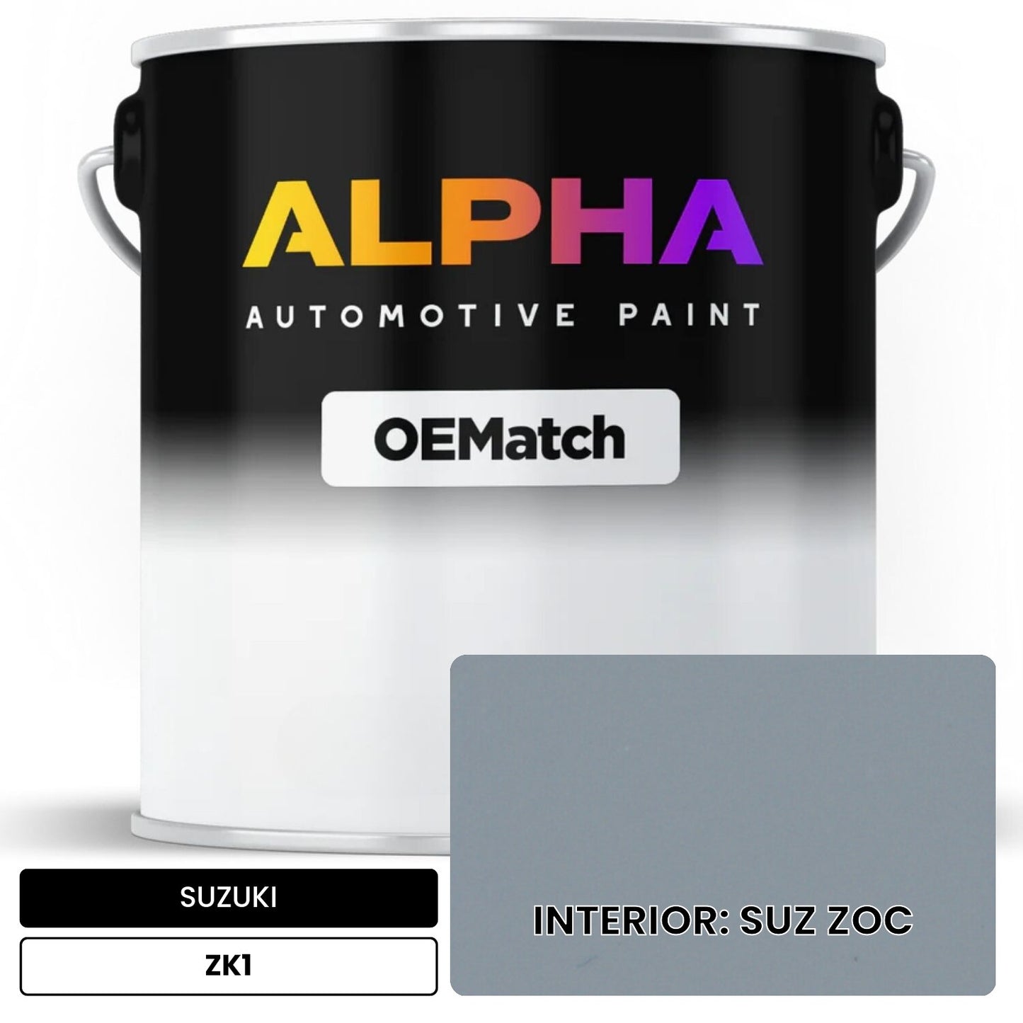 SUZUKI INTERIOR: SUZ ZOC ZK1 OEMatch Basecoat