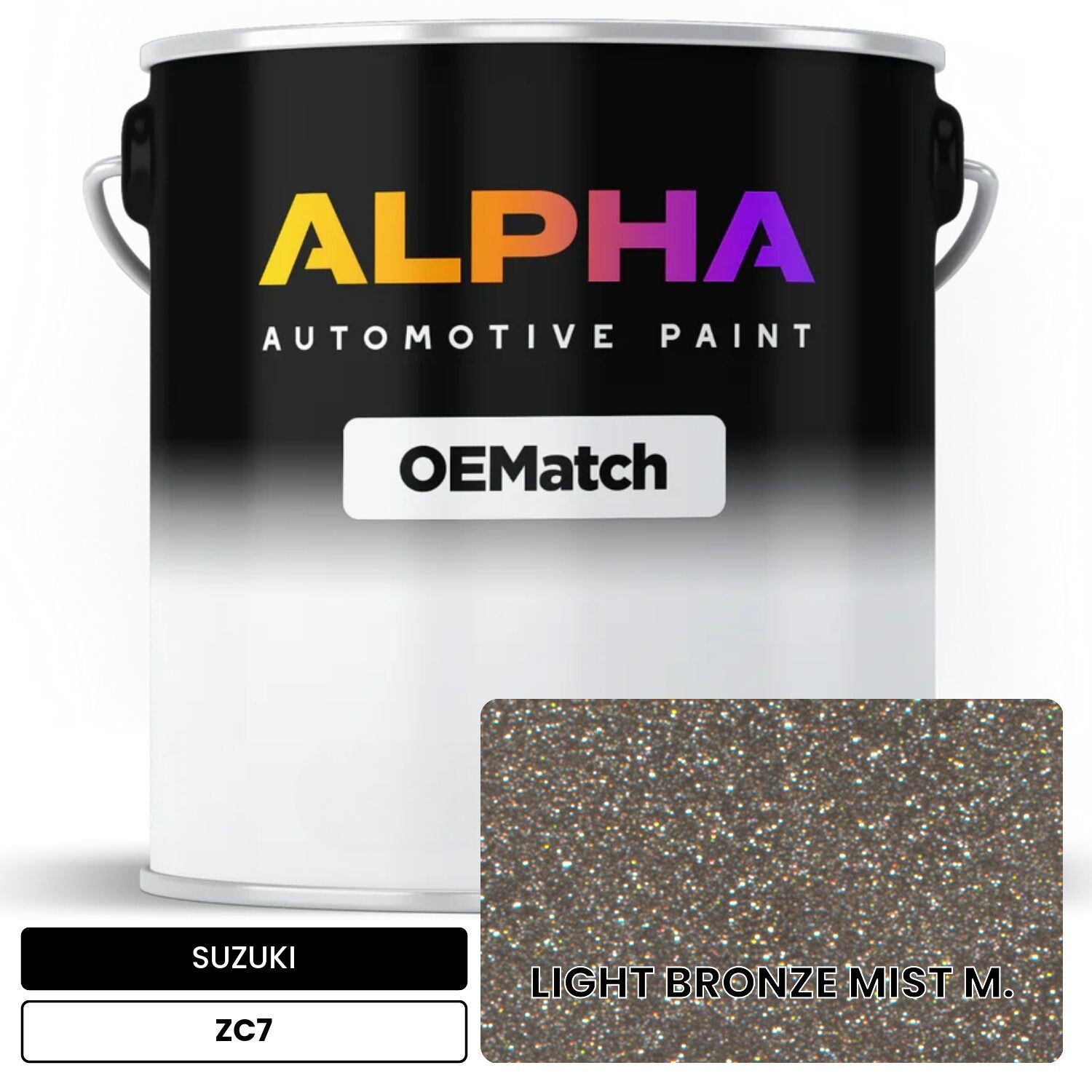 SUZUKI LIGHT BRONZE MIST M. ZC7 OEMatch Basecoat