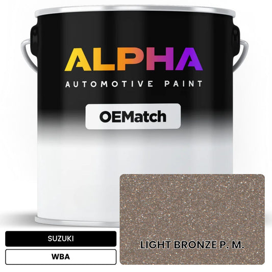 SUZUKI LIGHT BRONZE P. M. WBA OEMatch Basecoat