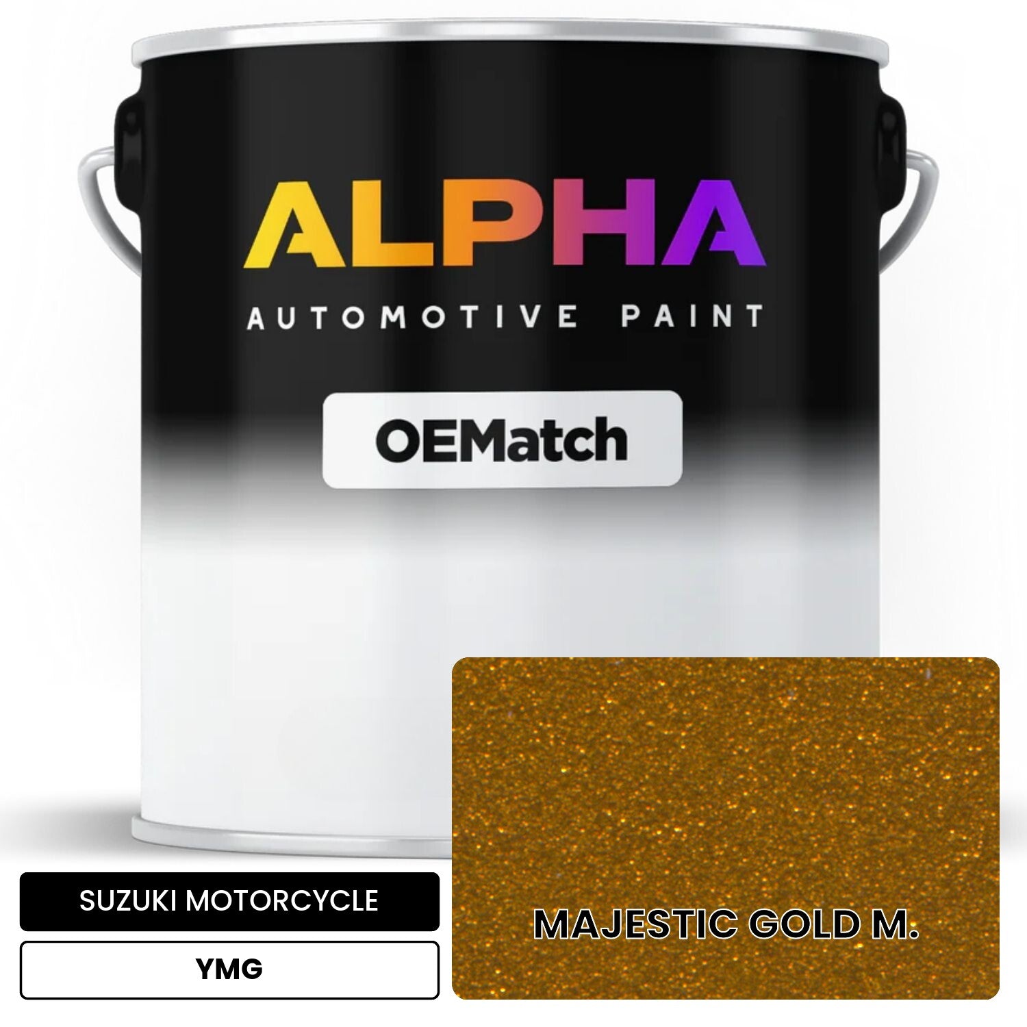 SUZUKI MOTORCYCLE MAJESTIC GOLD M. YMG OEMatch Basecoat