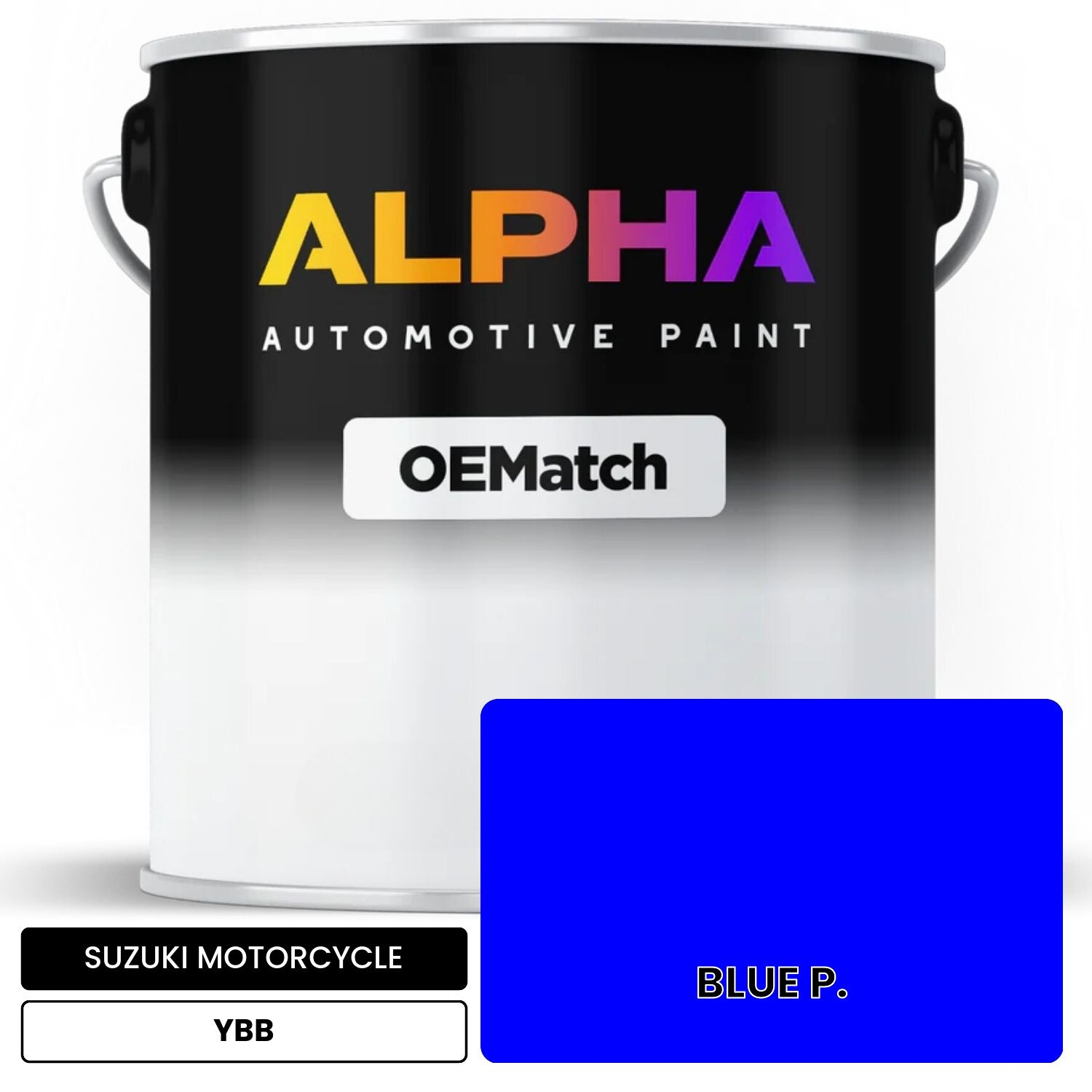 SUZUKI MOTORCYCLE BLUE P. YBB OEMatch Basecoat