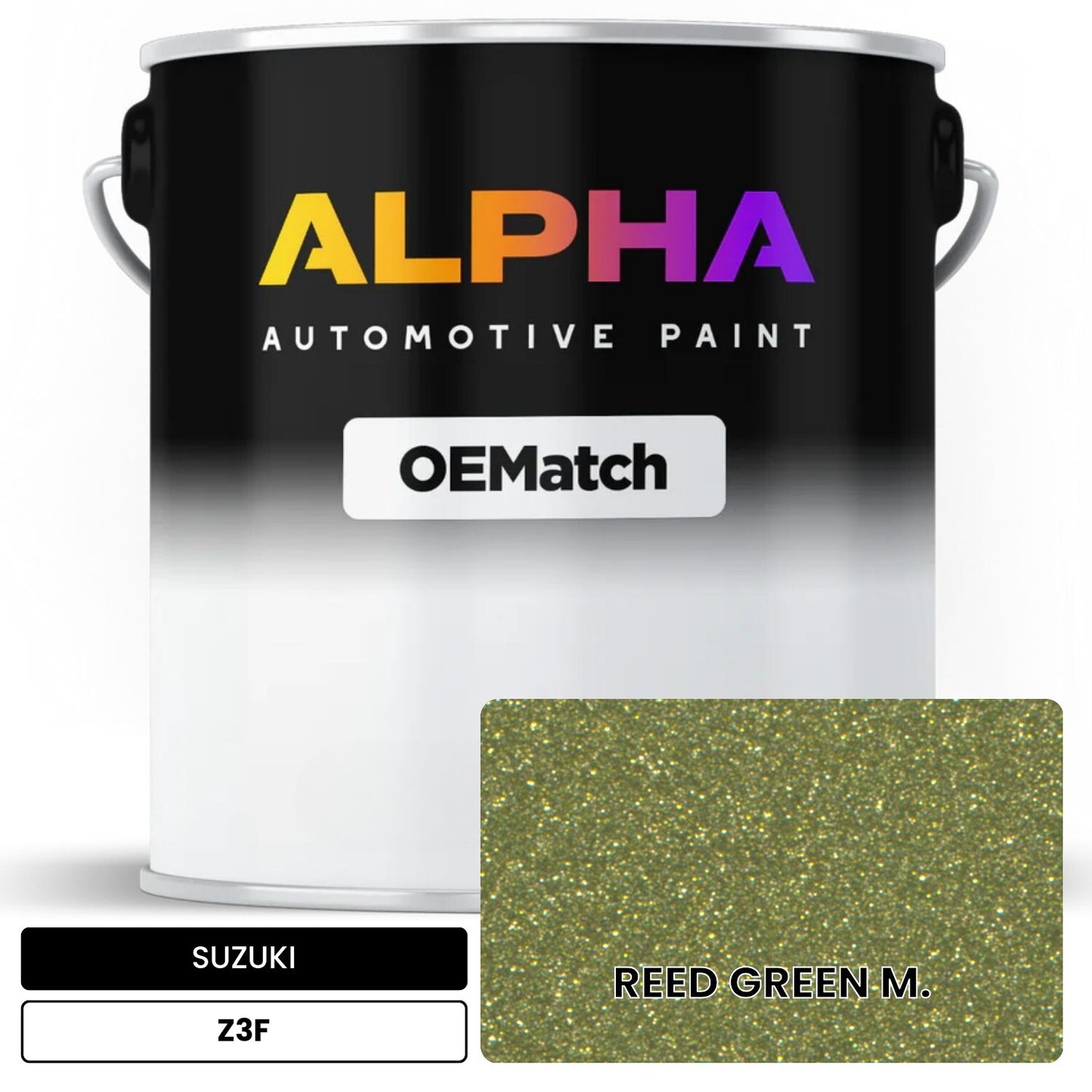SUZUKI REED GREEN M. Z3F OEMatch Basecoat