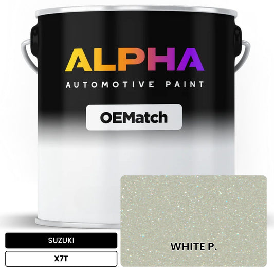 SUZUKI WHITE P. X7T OEMatch Basecoat