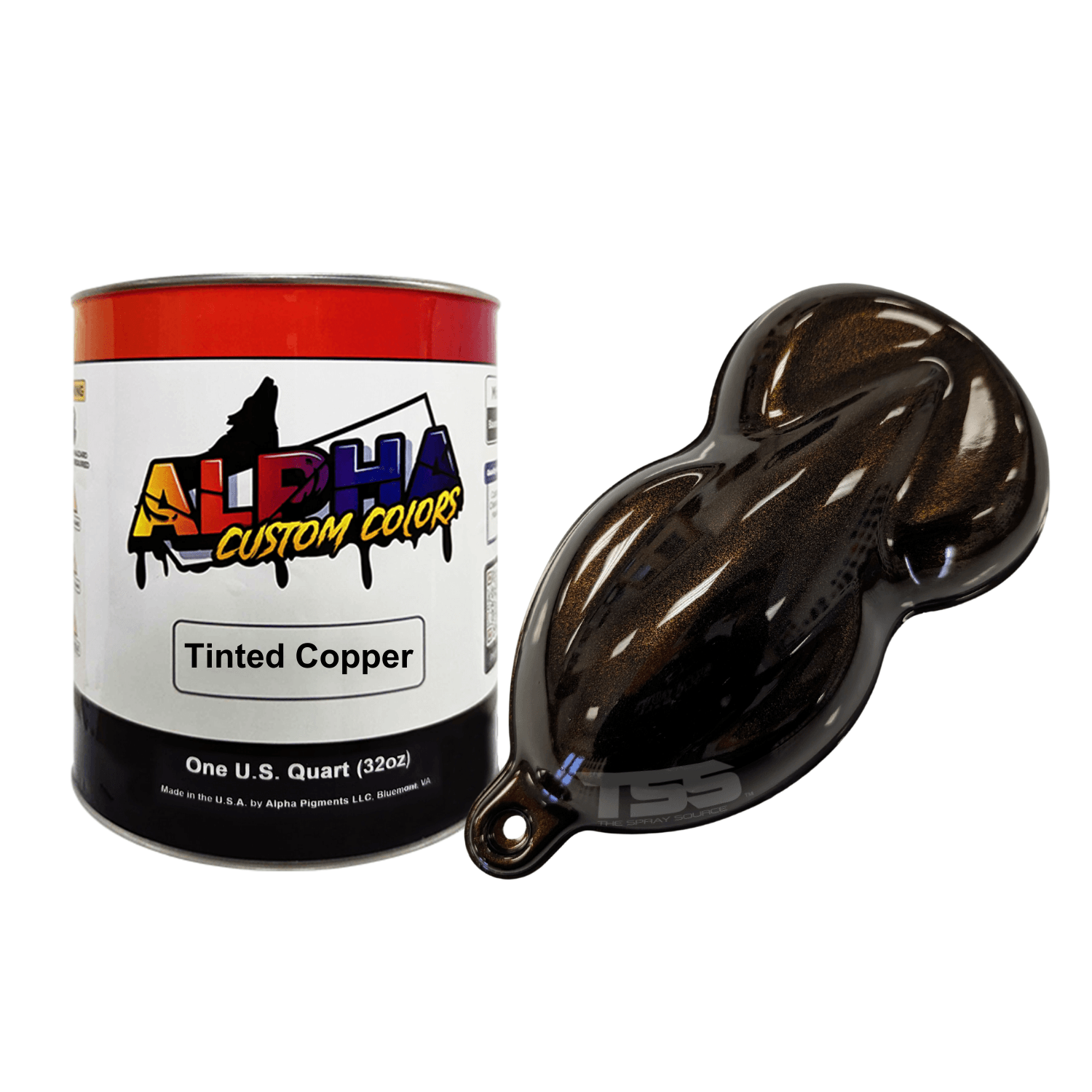 Tinted Copper Paint Basecoat - The Spray Source - Alpha Pigments