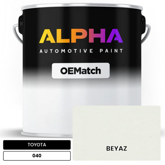 TOYOTA BEYAZ 040 OEMatch Basecoat
