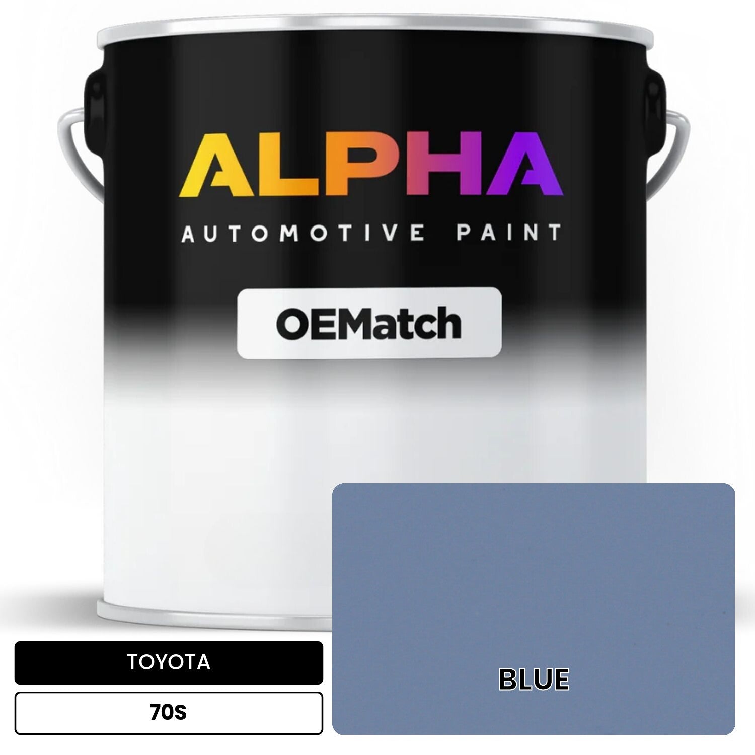 TOYOTA BLUE 70S OEMatch Basecoat