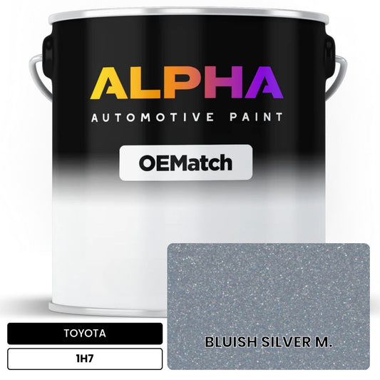 TOYOTA BLUISH SILVER M. 1H7 OEMatch Basecoat
