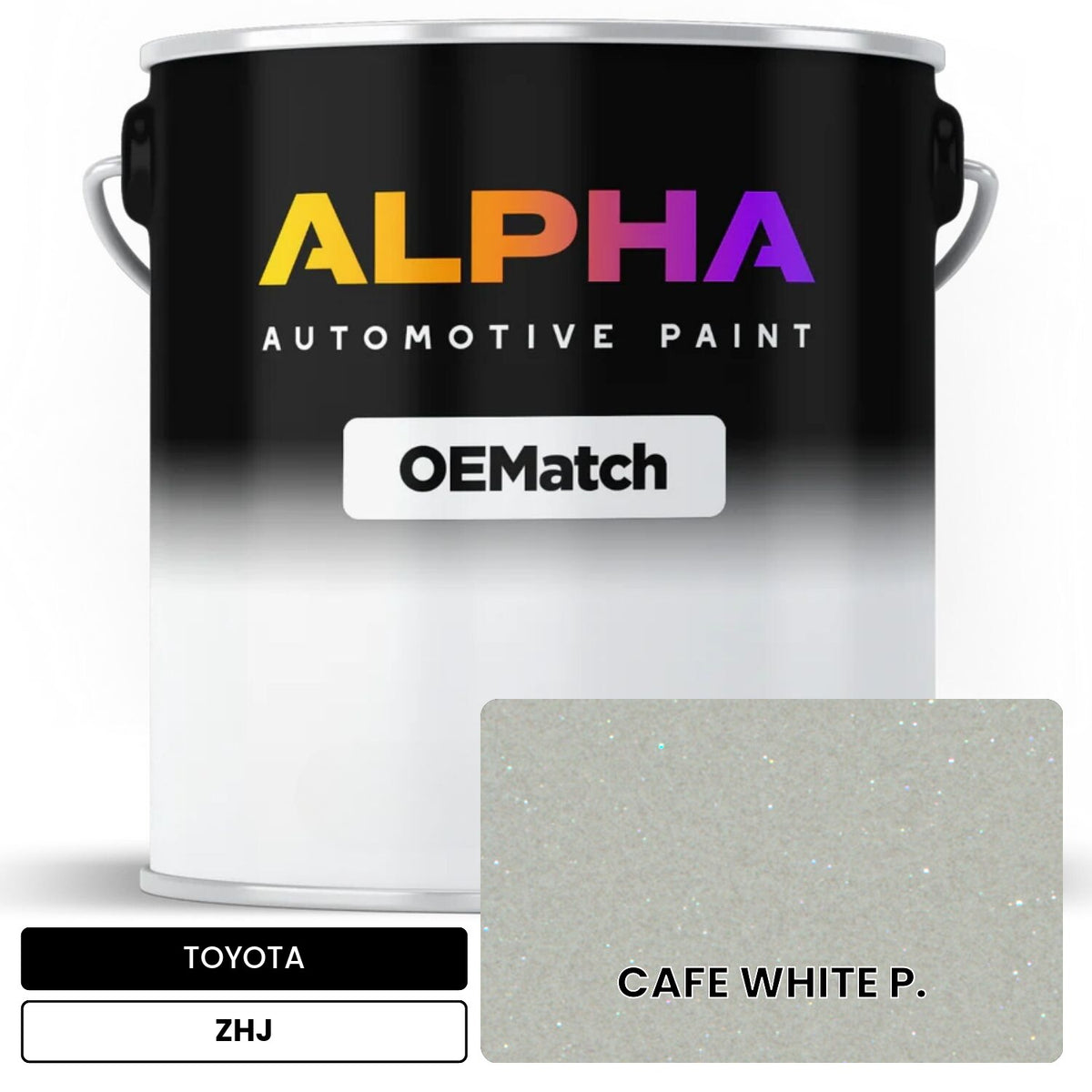 TOYOTA CAFE WHITE P. ZHJ OEMatch Basecoat