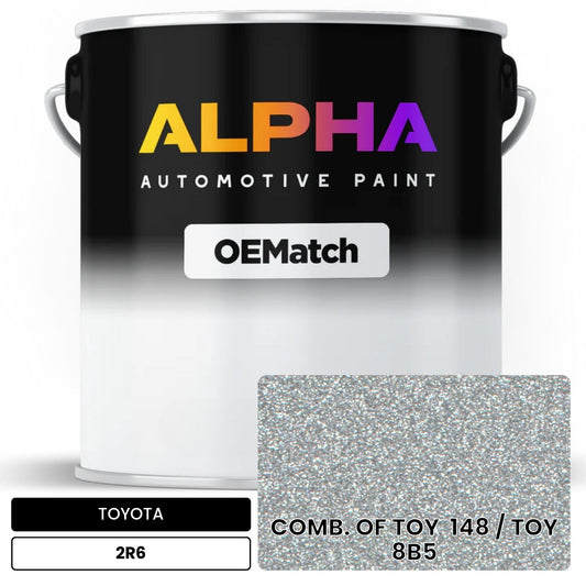 TOYOTA COMB. OF TOY  148 / TOY  8B5 2R6 OEMatch Basecoat