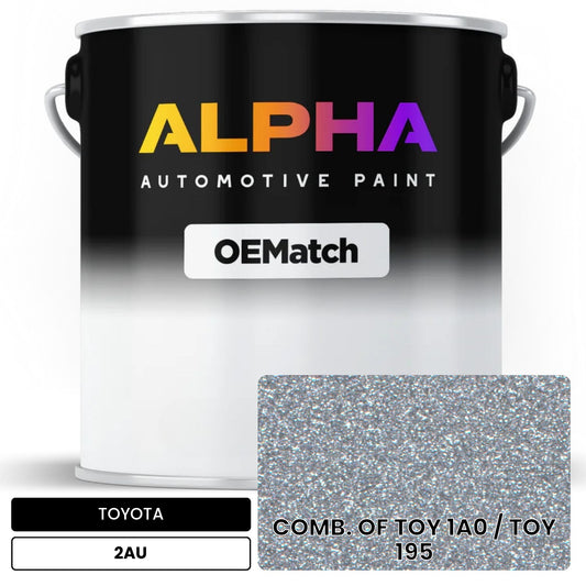 TOYOTA COMB. OF TOY 1A0 / TOY 195 2AU OEMatch Basecoat