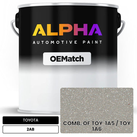 TOYOTA COMB. OF TOY  1A5 / TOY  1A6 2AB OEMatch Basecoat
