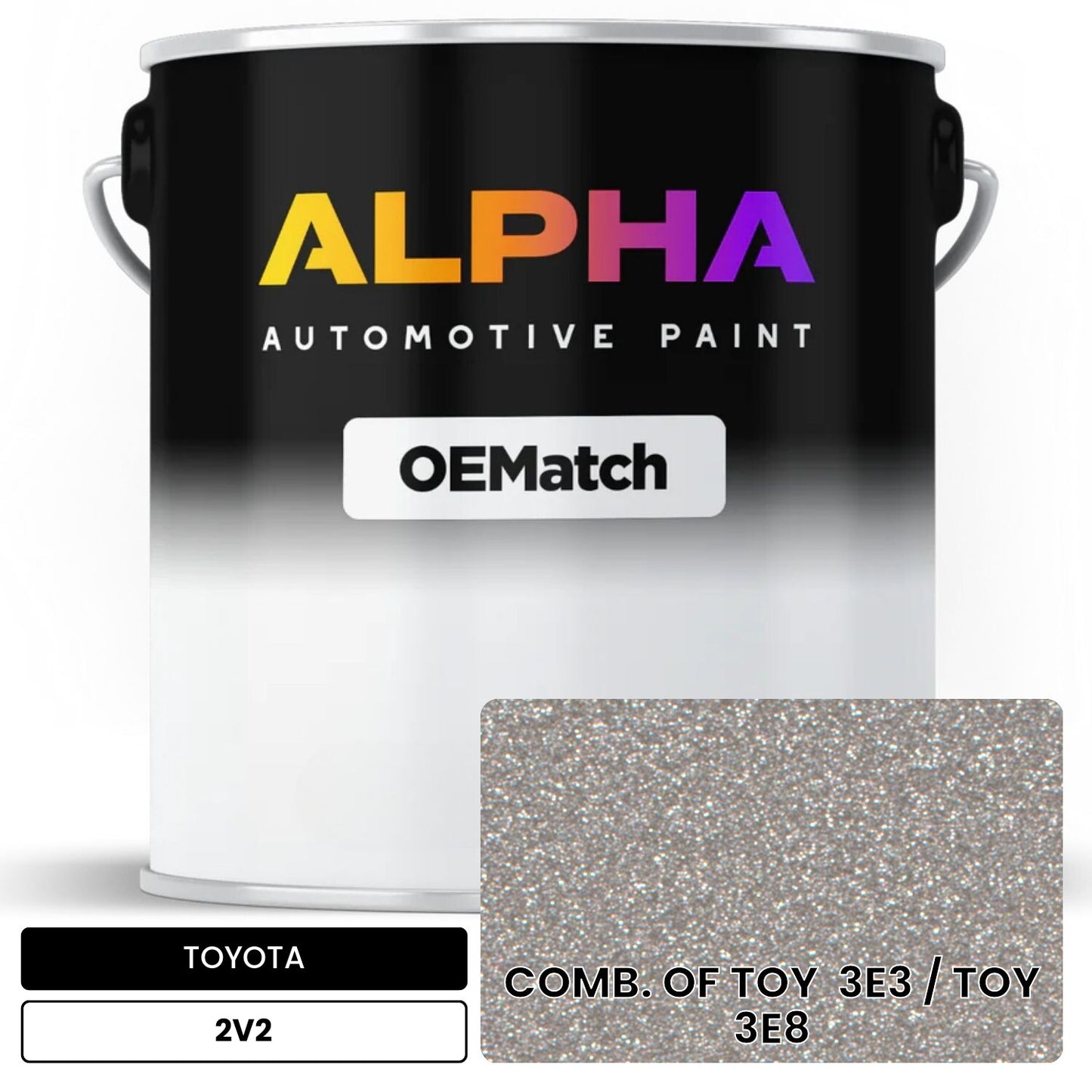TOYOTA COMB. OF TOY  3E3 / TOY  3E8 2V2 OEMatch Basecoat