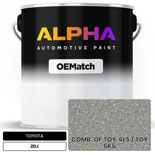 TOYOTA COMB. OF TOY  6L5 / TOY  6K6 2DJ OEMatch Basecoat