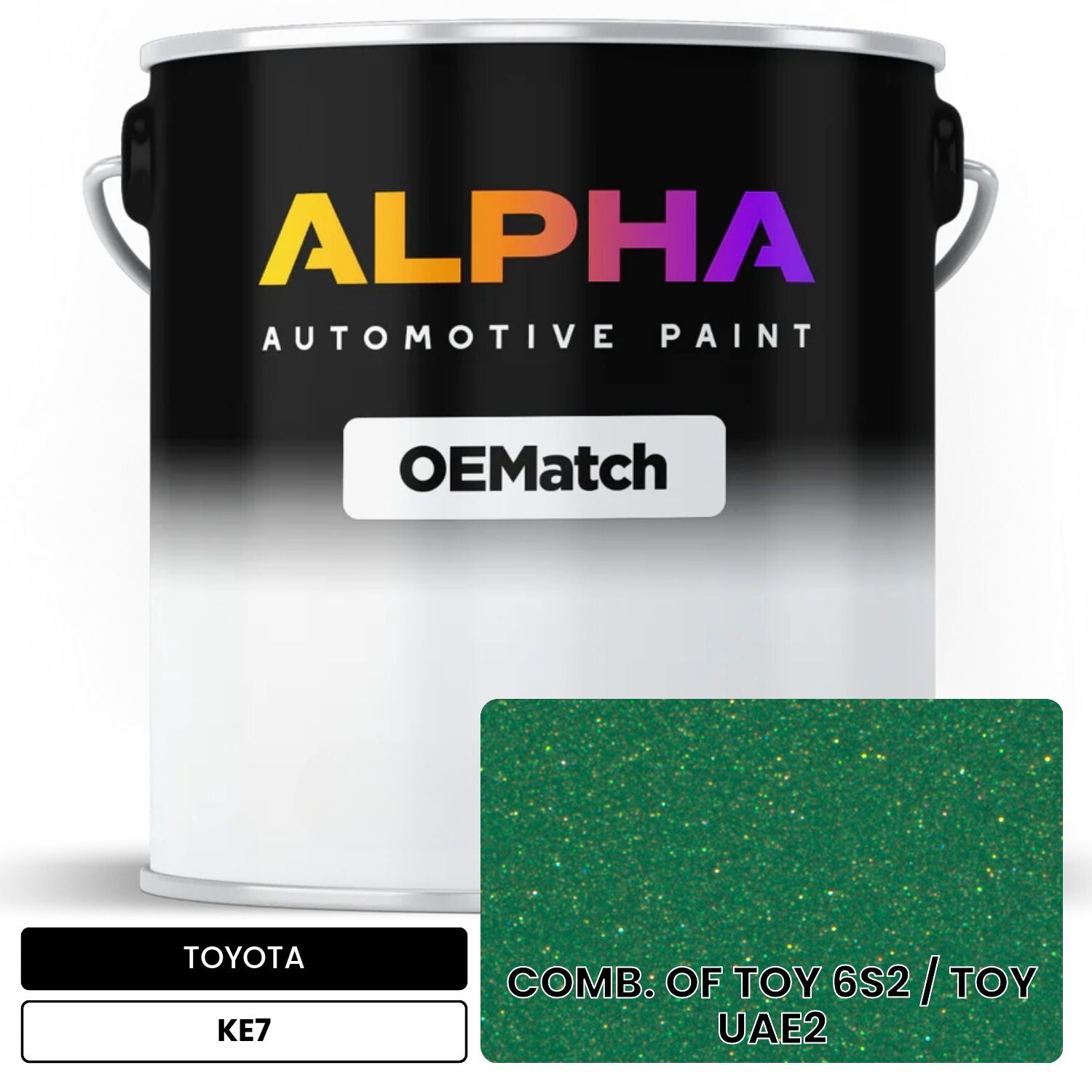 TOYOTA COMB. OF TOY 6S2 / TOY UAE2 KE7 OEMatch Basecoat