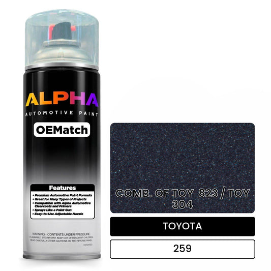TOYOTA COMB. OF TOY  823 / TOY  304 259 OEMatch Spraycan