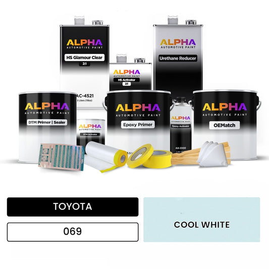 TOYOTA COOL WHITE 069 OEMatch Vehicle Paint Kit