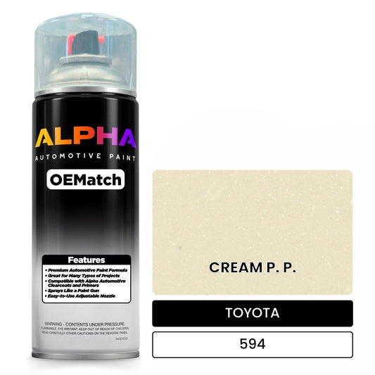 TOYOTA CREAM P. P. 594 OEMatch Spraycan