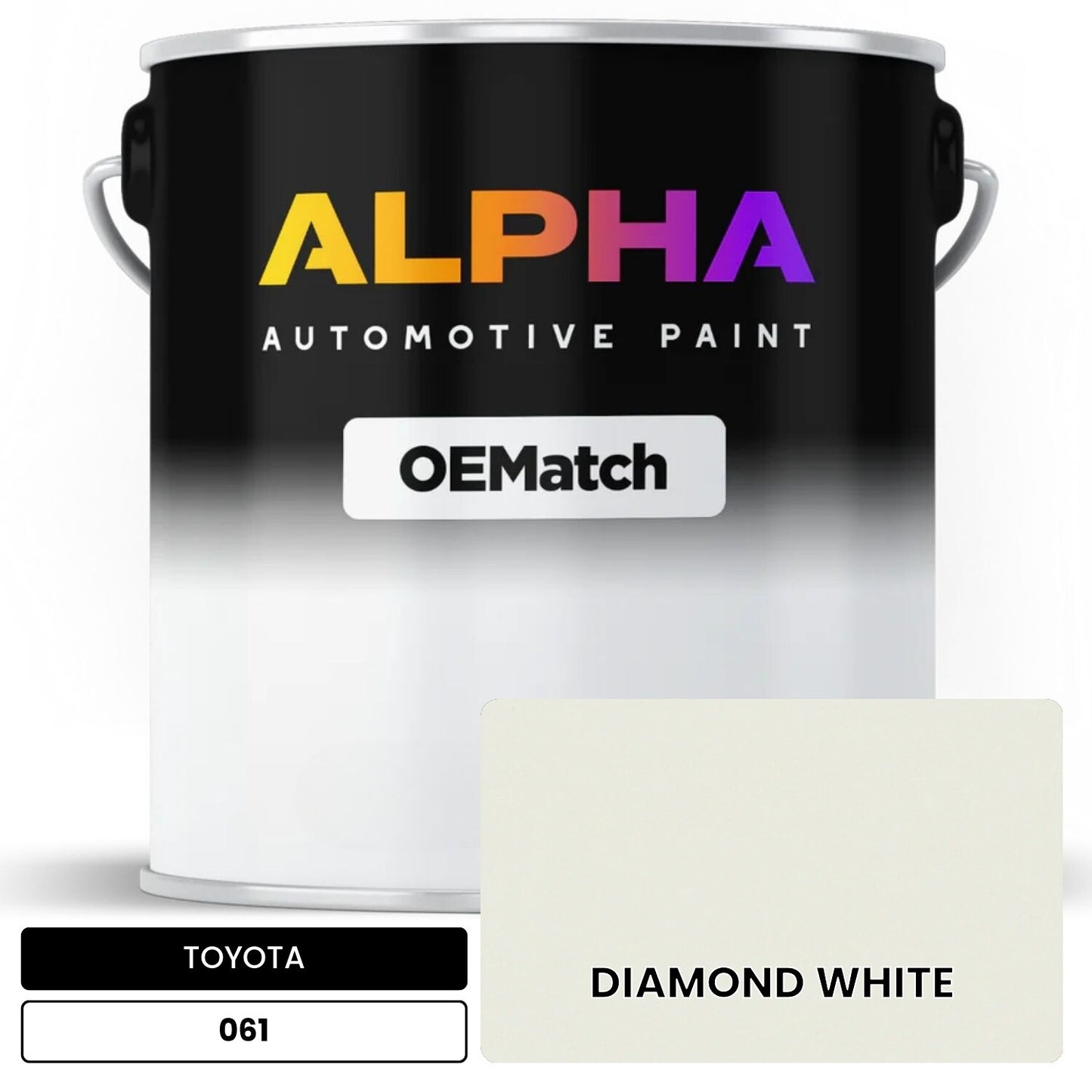 TOYOTA DIAMOND WHITE 061 OEMatch Basecoat