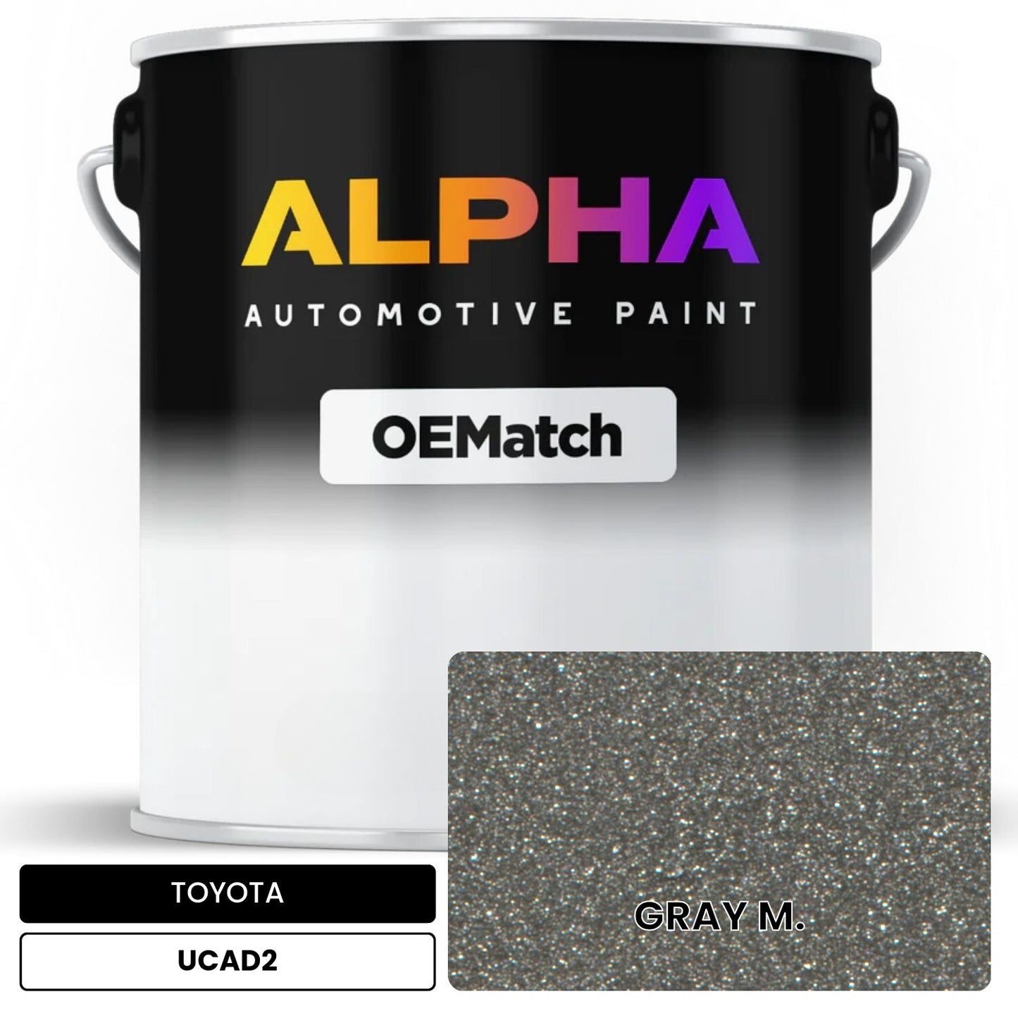 TOYOTA GRAY M. UCAD2 OEMatch Basecoat