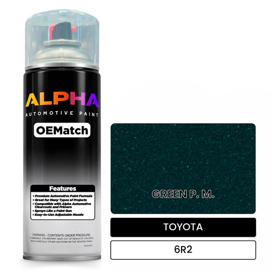 TOYOTA GREEN P. M. 6R2 OEMatch Spraycan