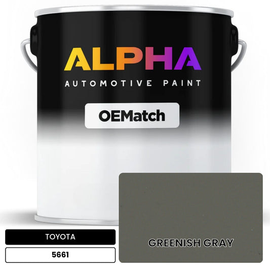 TOYOTA GREENISH GRAY 5661 OEMatch Basecoat