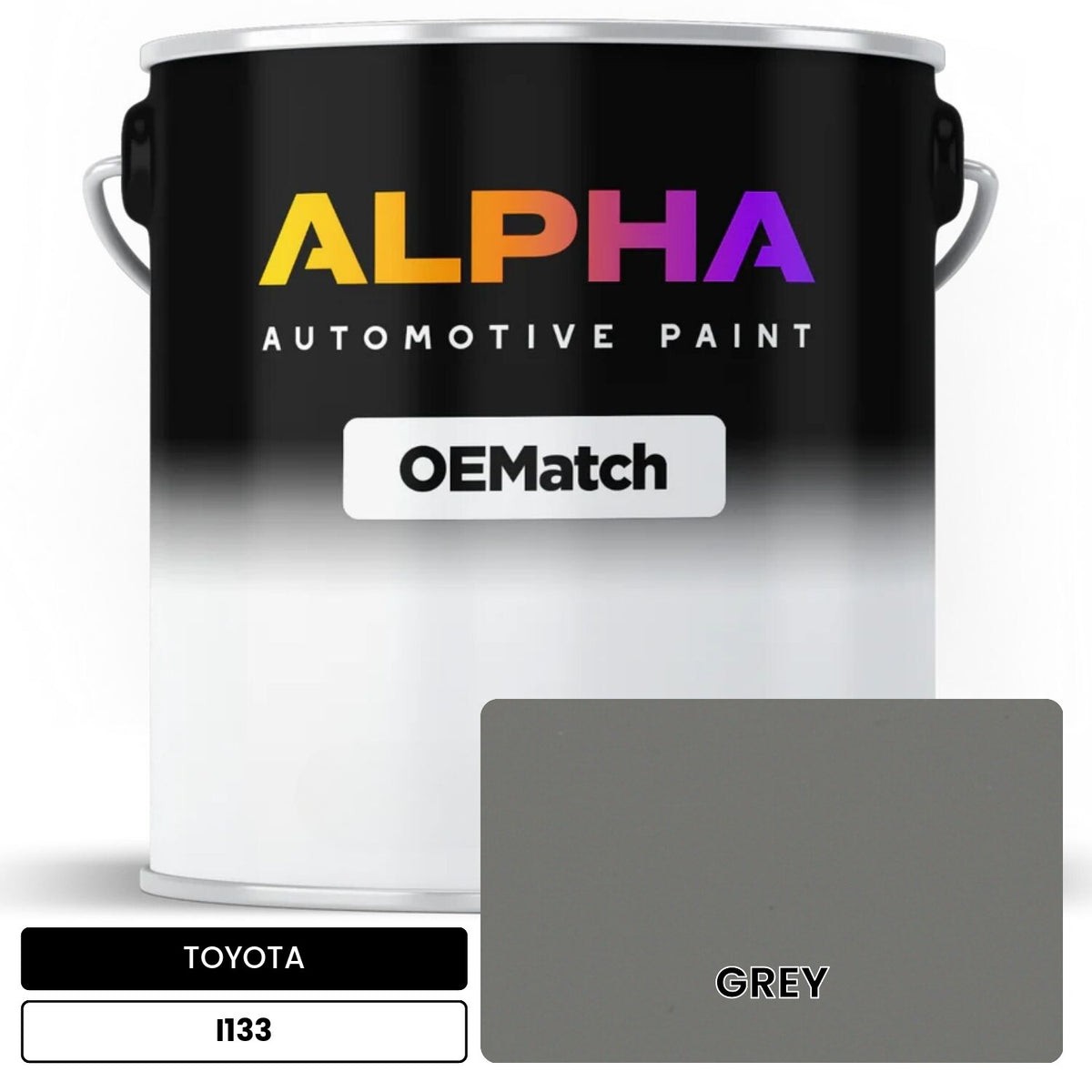 TOYOTA GREY I133 OEMatch Basecoat