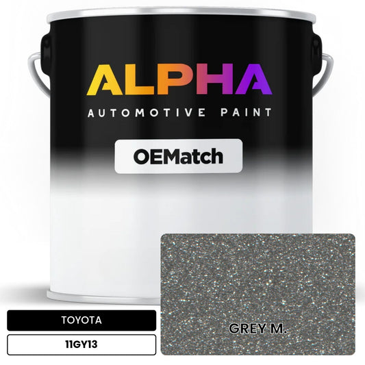 TOYOTA GREY M. 11GY13 OEMatch Basecoat