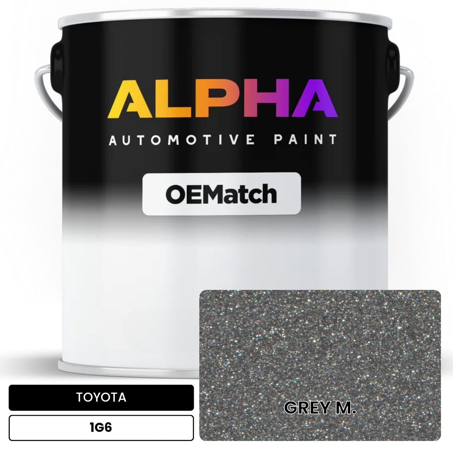 TOYOTA GREY M. 1G6 OEMatch Basecoat