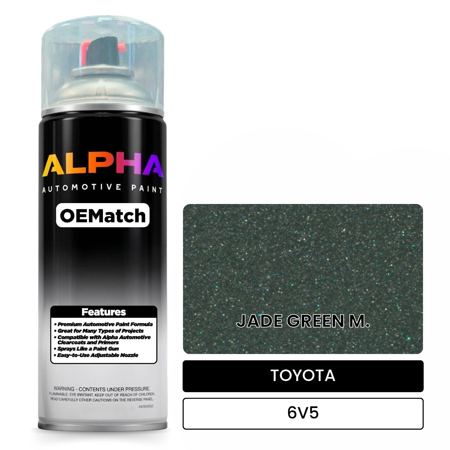 TOYOTA JADE GREEN M. 6V5 OEMatch Spraycan