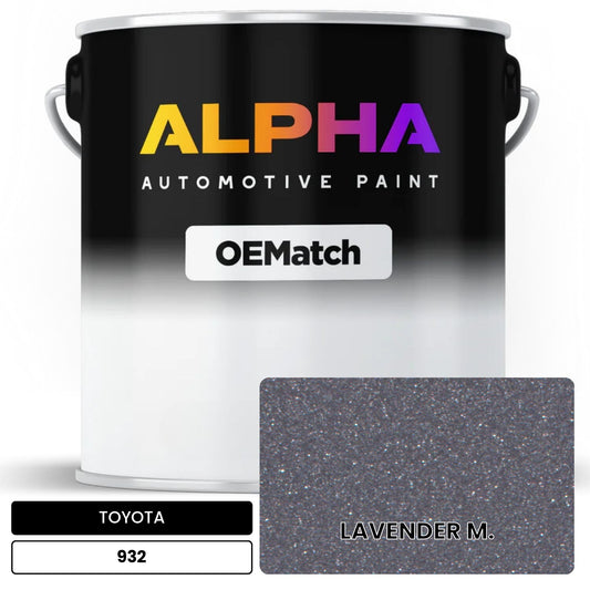TOYOTA LAVENDER M. 932 OEMatch Basecoat