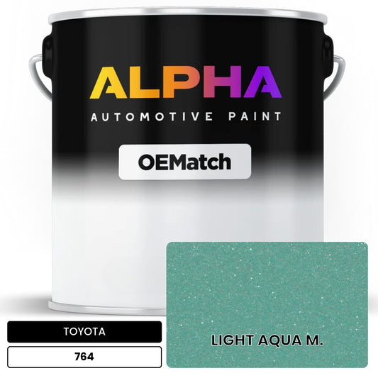 TOYOTA LIGHT AQUA M. 764 OEMatch Basecoat
