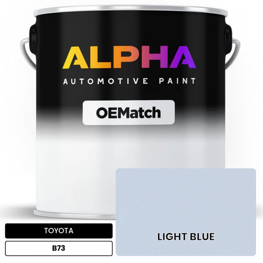 TOYOTA LIGHT BLUE B73 OEMatch Basecoat