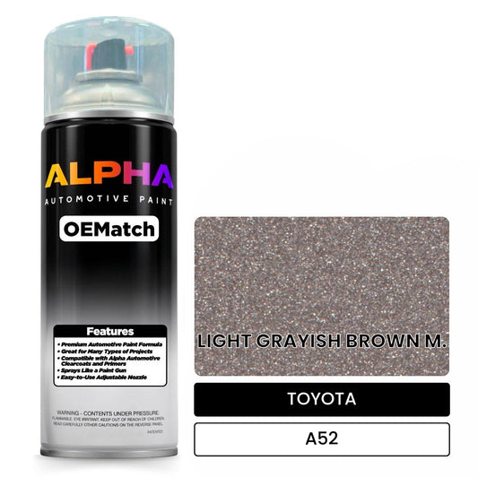 TOYOTA LIGHT GRAYISH BROWN M. A52 OEMatch Spraycan