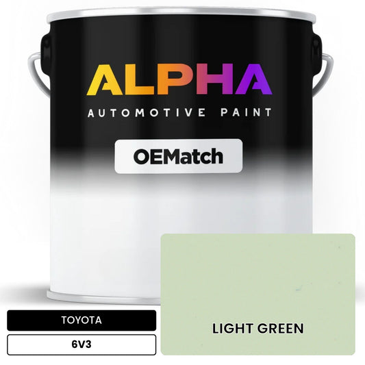 TOYOTA LIGHT GREEN 6V3 OEMatch Basecoat